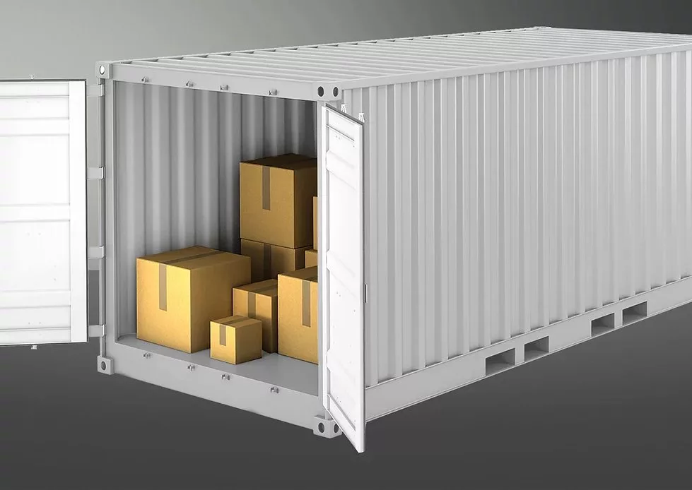 Container de stockage ouvert
